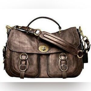Elegant Brown Leather Women's Bag